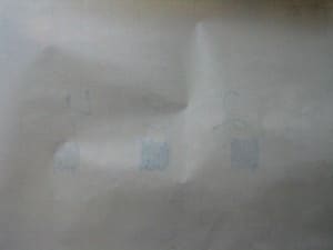 Reverse-Side View of Ink Test
