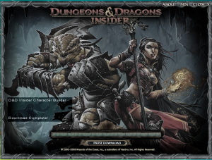 Dungeons and Dragons Character Builder Beta