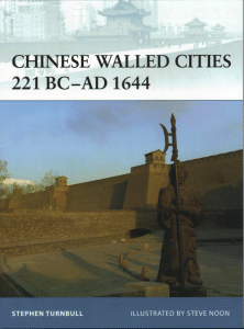 Chinese Walled Cities 221 BC-AD 1644 Cover