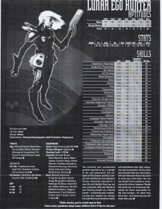 Eclipse Phase Character Sheet