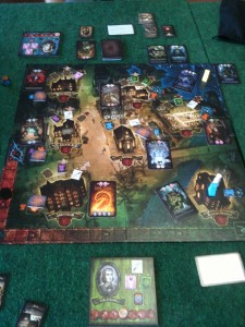 Witch of Salem Board Game Setup