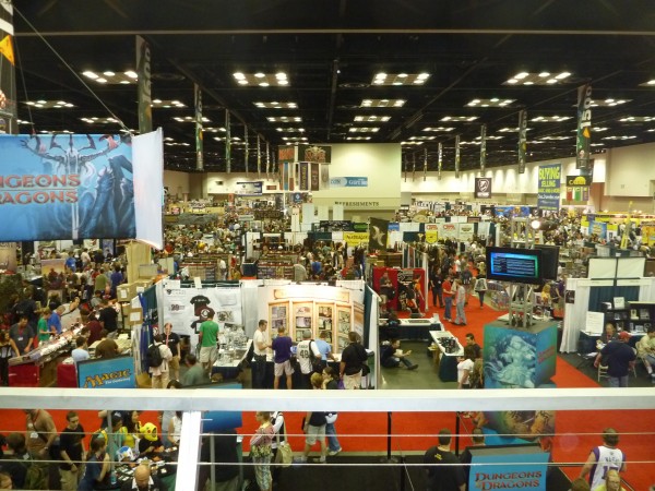 Gen Con WOTC Booth - From Above