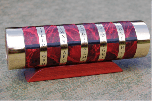 Red Cryptex Physical Puzzle Box